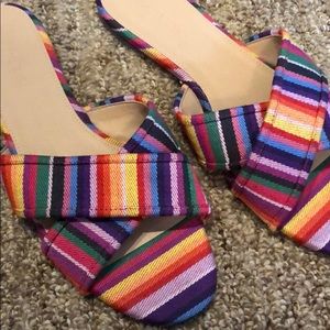 Jcrew rainbow slides